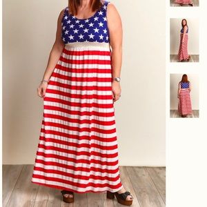 fourth of july maxi dress